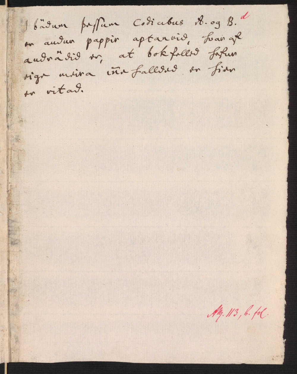 Copy of Íslendingabók by Jón Erlendsson, Stored at Árni Magnússon Institute (page 13/38) by Jón Erlendsson