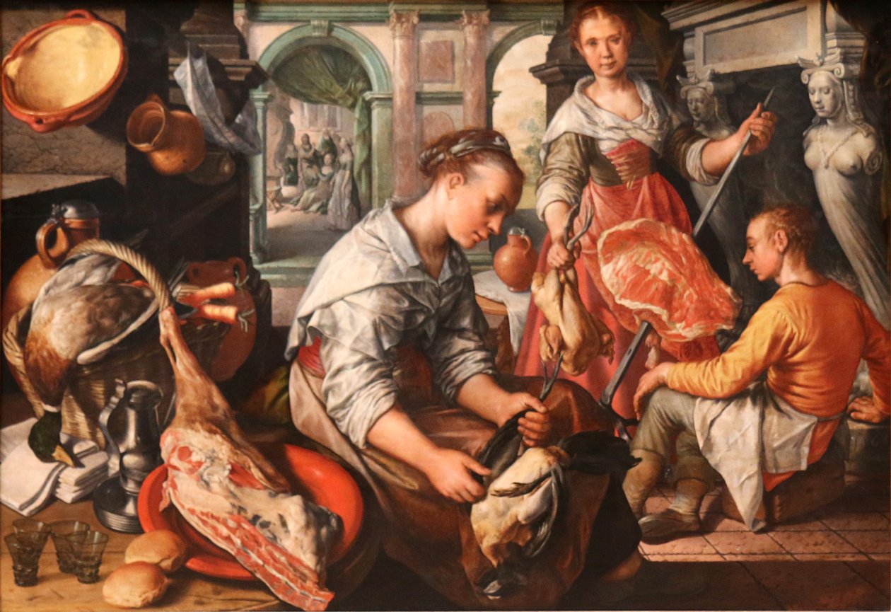 Christ in the House of Martha and Mary by Joachim Beuckelaer