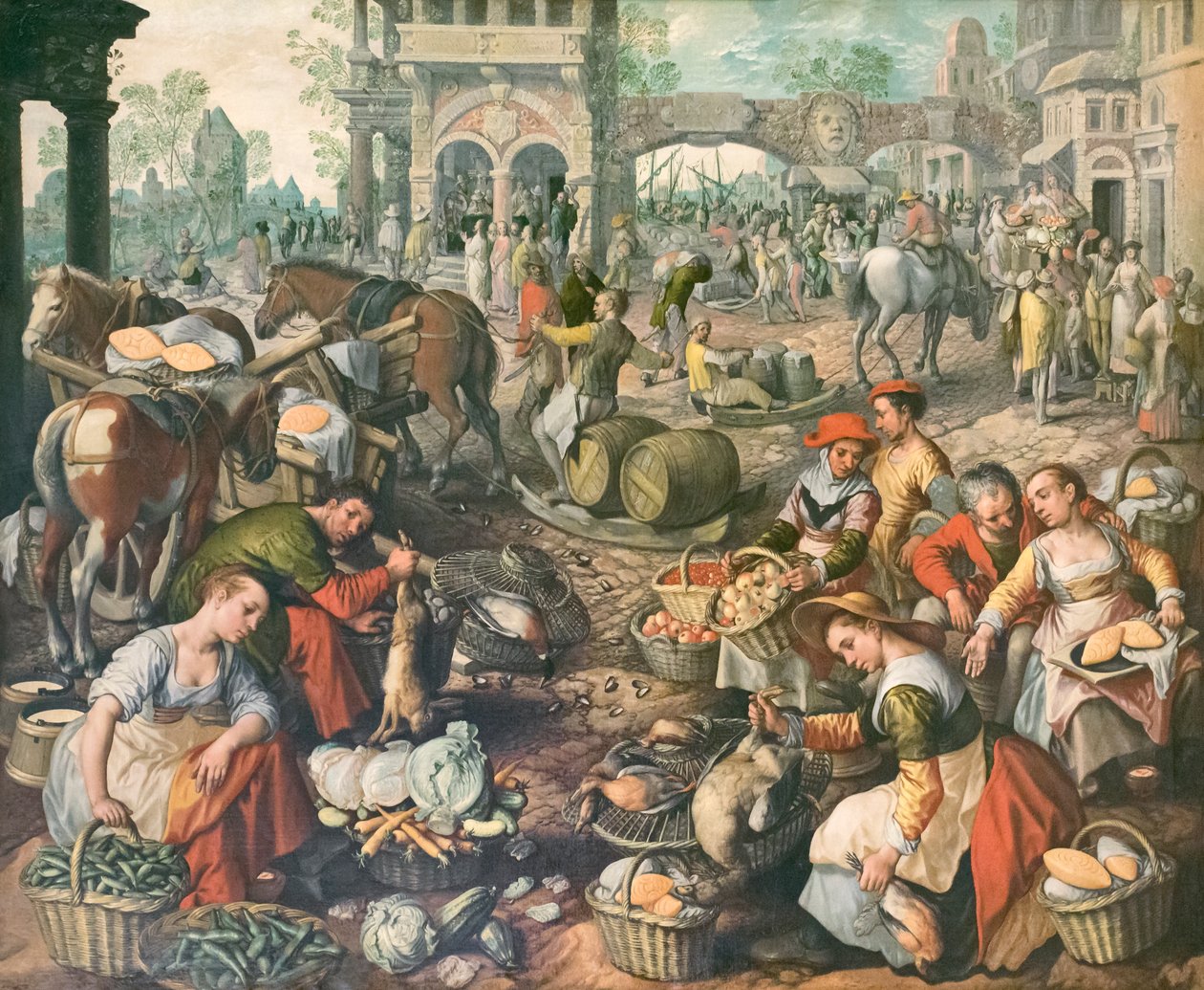 Market Square by Joachim Beuckelaer