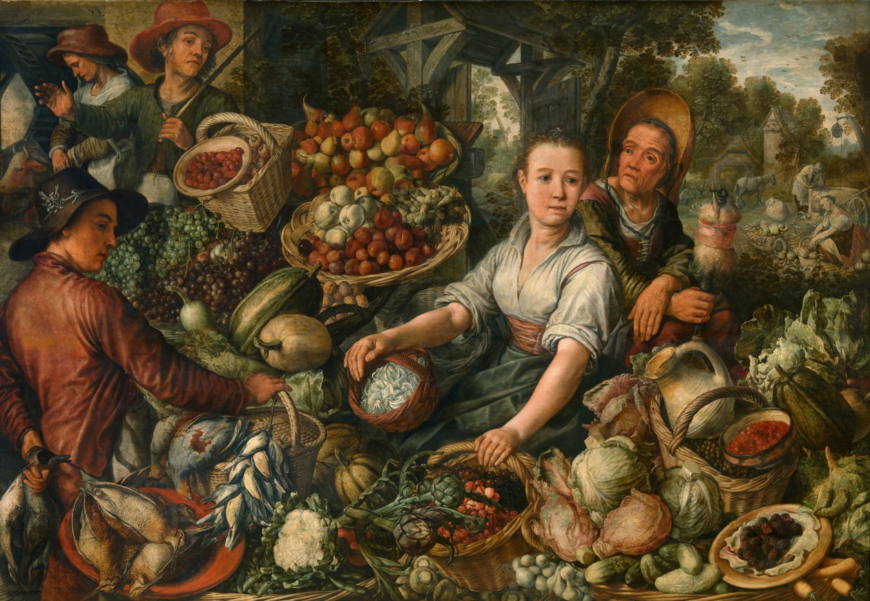 Vegetable Market by Joachim Beuckelaer