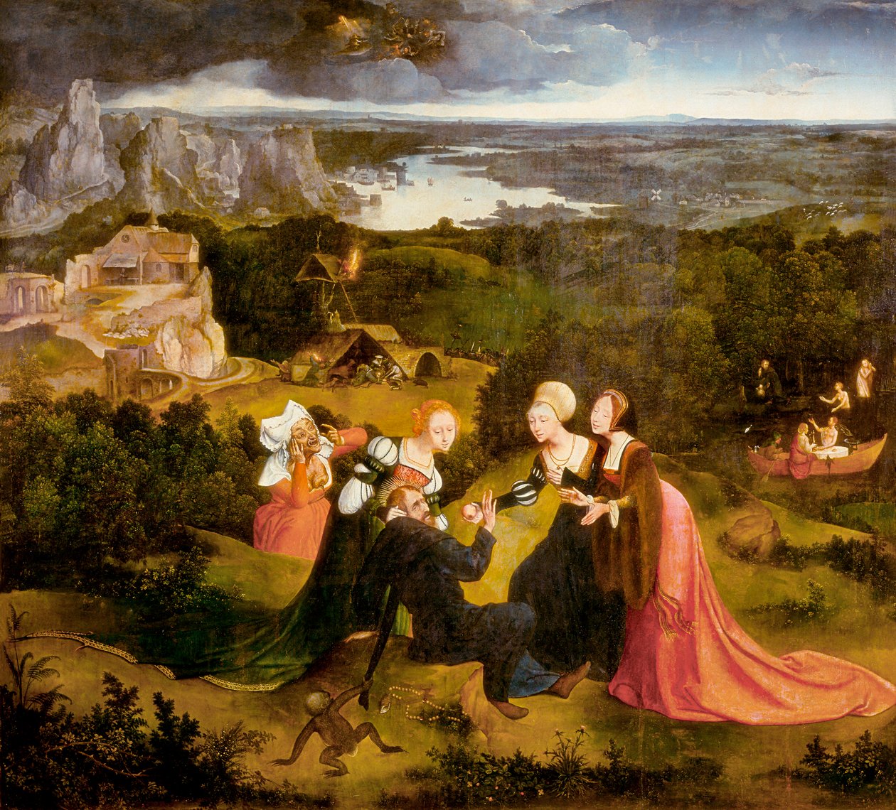 The Temptations of Saint Anthony by Joachim Patenier