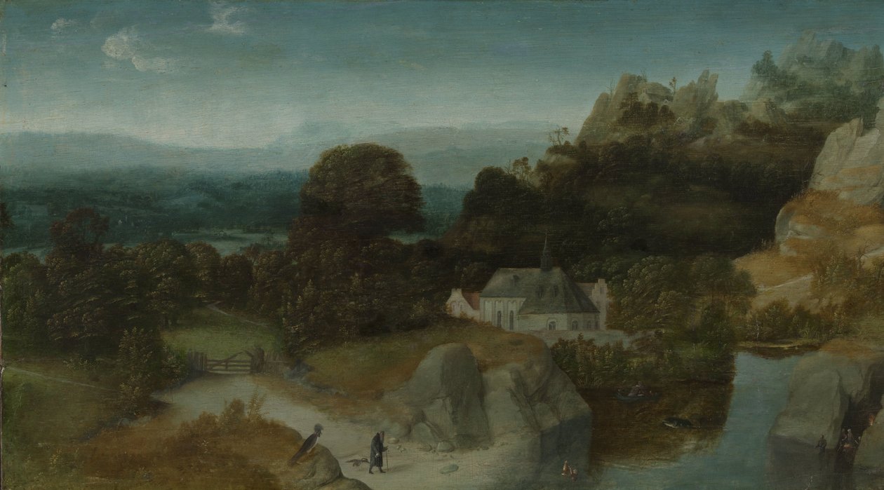 Landscape with the Temptation of Saint Antony Abbot by Joachim Patinir (workshop of)