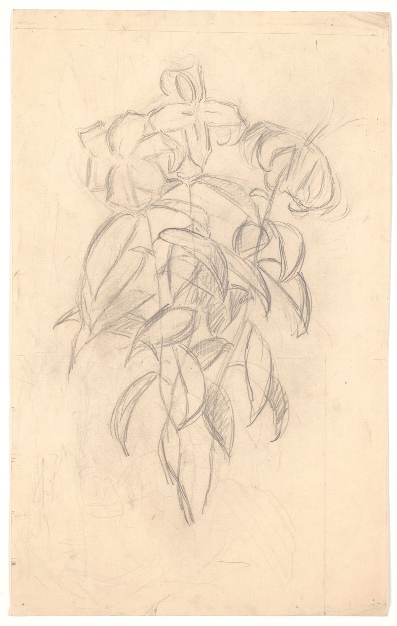 Flower Study by Joakim Frederik Skovgaard