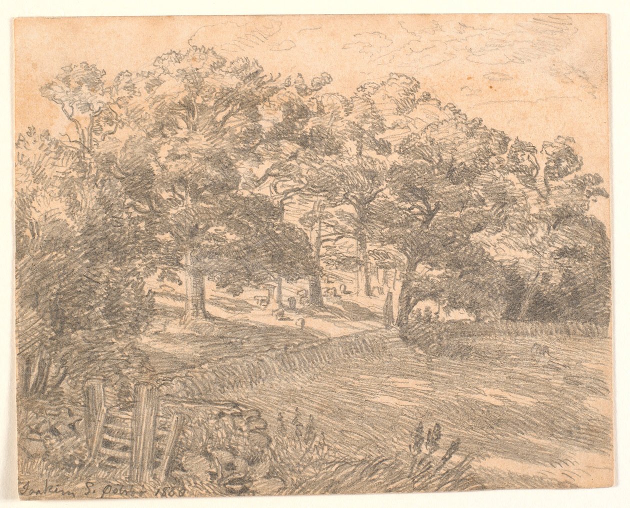 A Forest Edge by Joakim Frederik Skovgaard