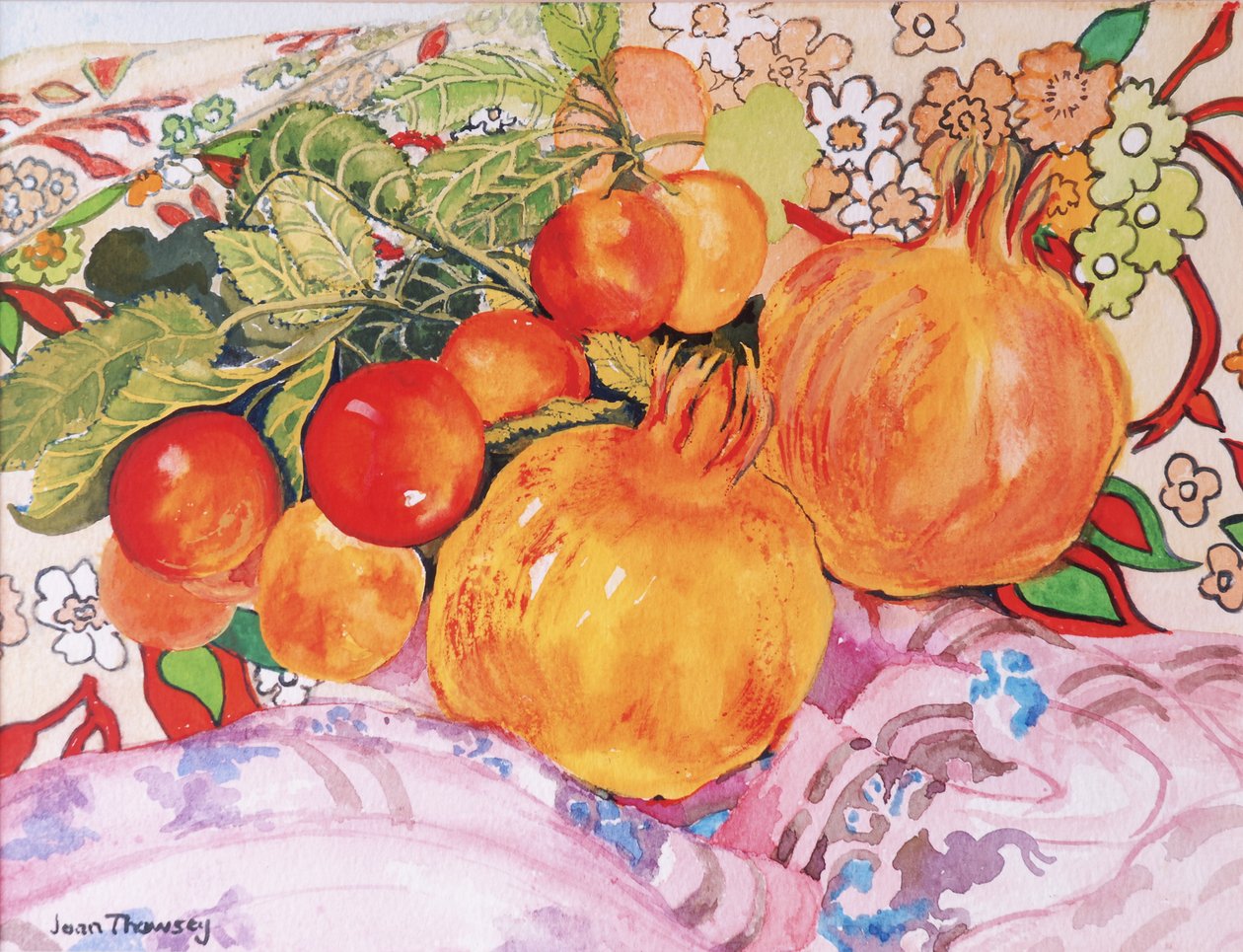 Pomegranates and Plums by Joan Thewsey
