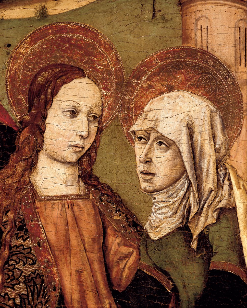 Altarpiece of the Visitation (detail) by Joan Barcelo
