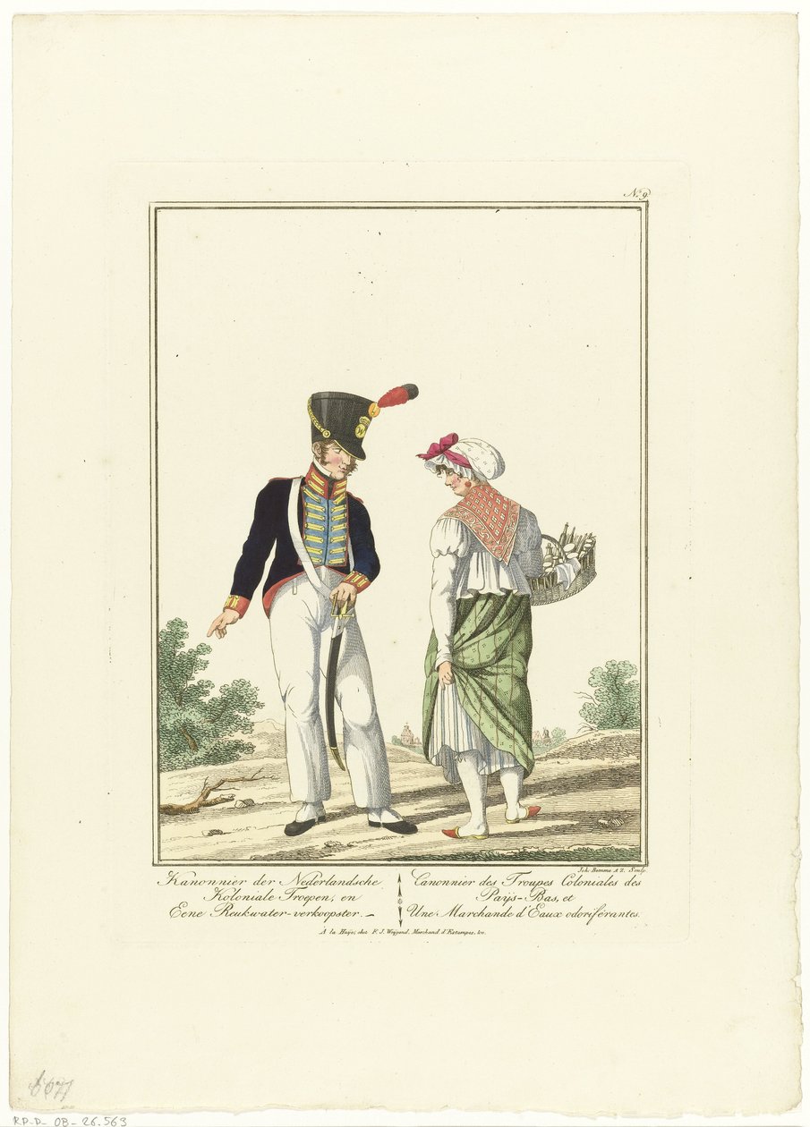 Cannoneer with a Perfume Seller by Joannes Bemme
