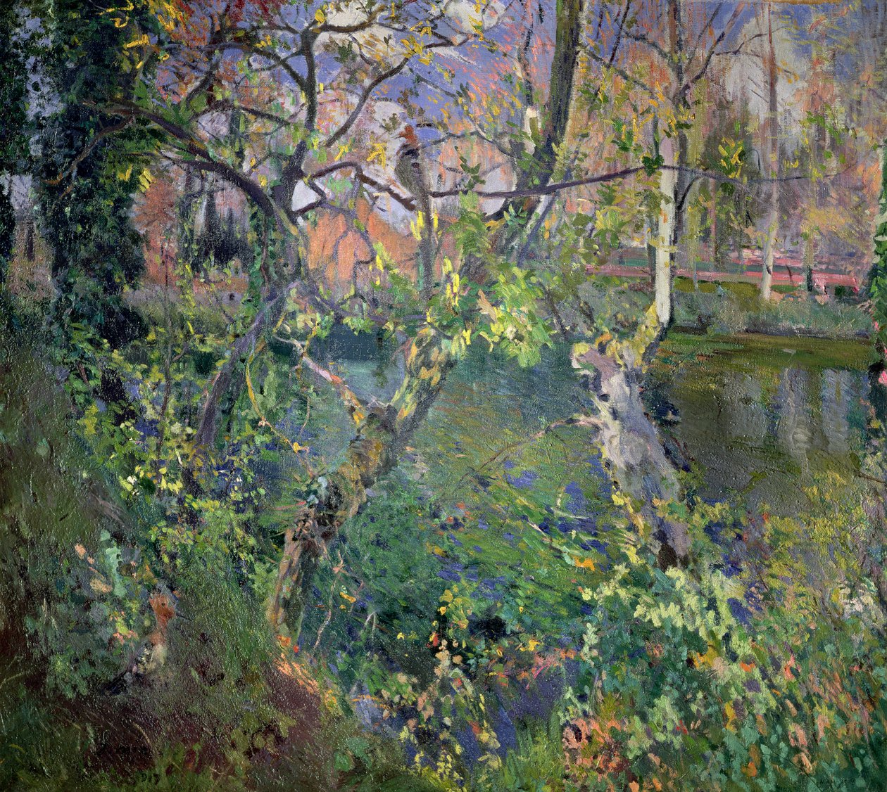 The Rains of Moguda, 1917 by Joaquin Mir Trinxet