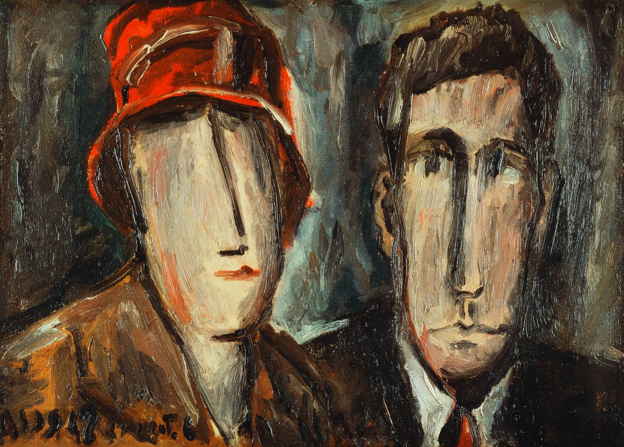 Couple by Joaquin Torres-Garcia