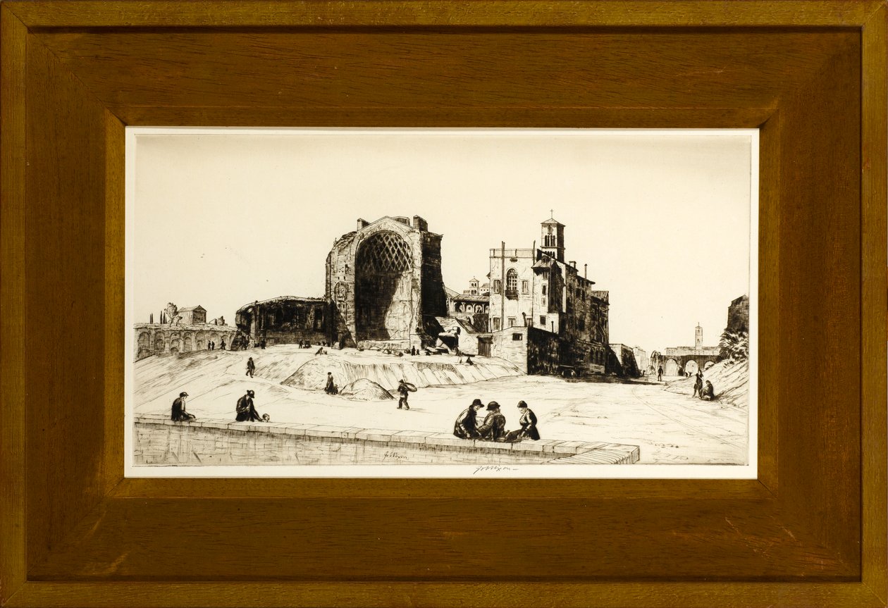 The Temple of Venus and Rome, Rome, c.1922 by Job Nixon