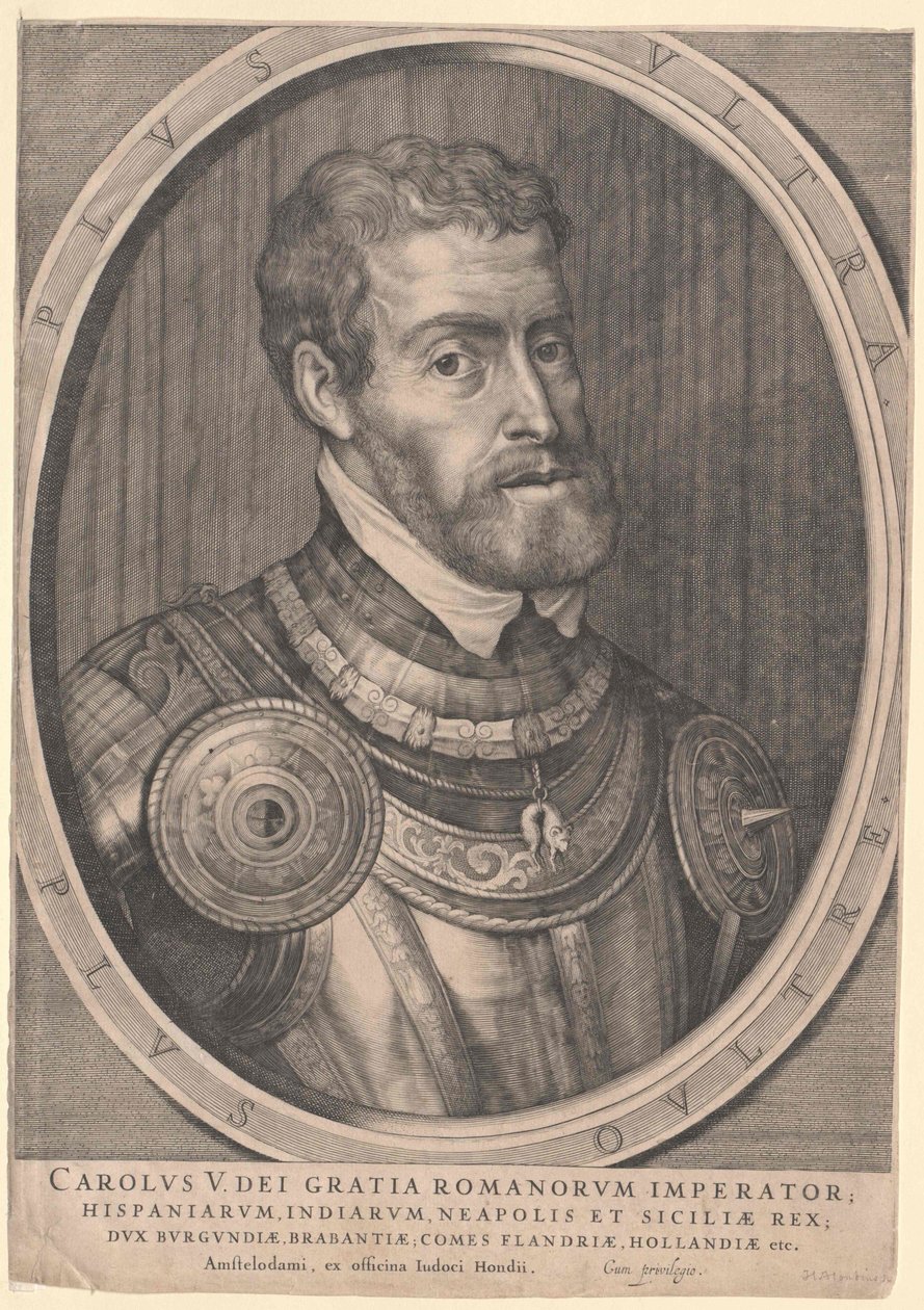Holy Roman Emperor Charles V by Jodocus The Younger Hondius