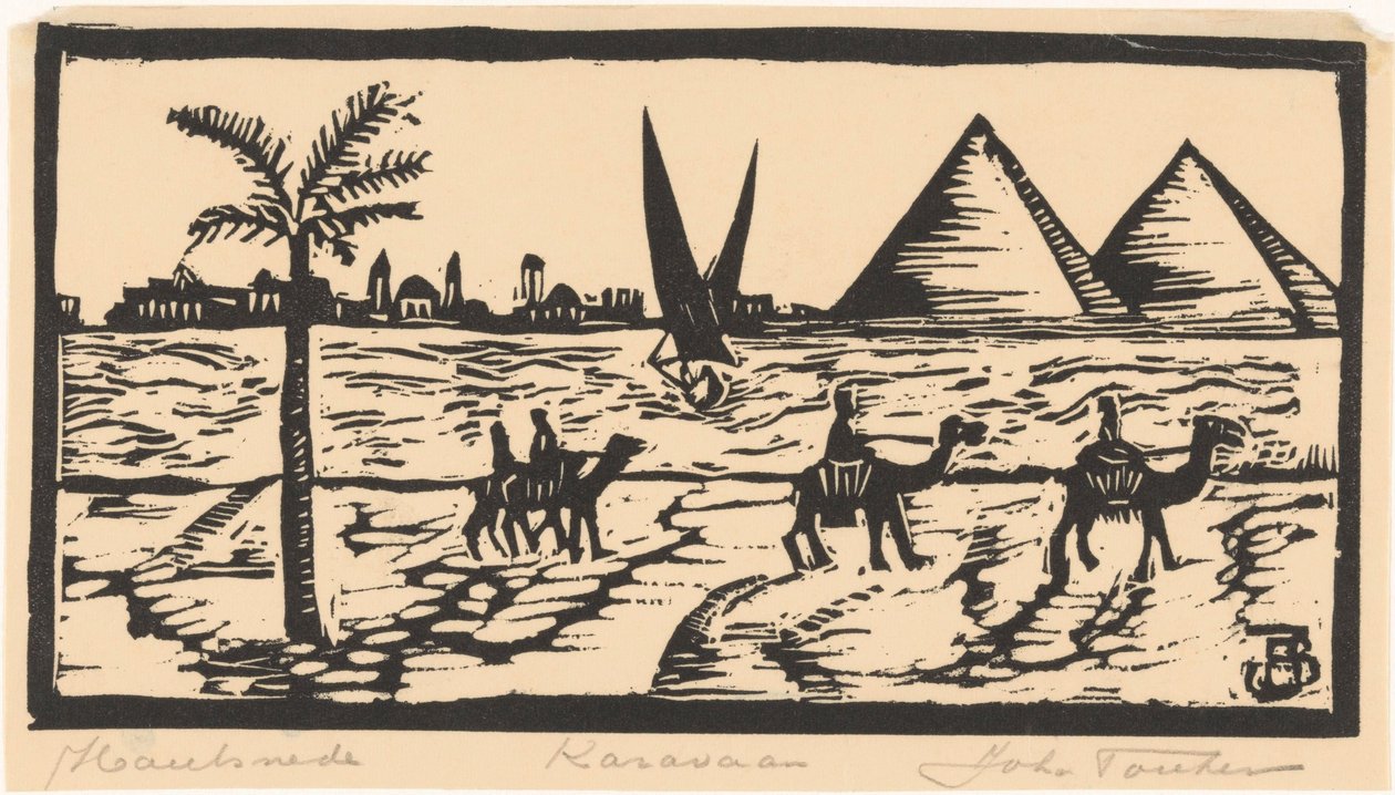 Caravan by Joh. Fonken (signed by artist)
