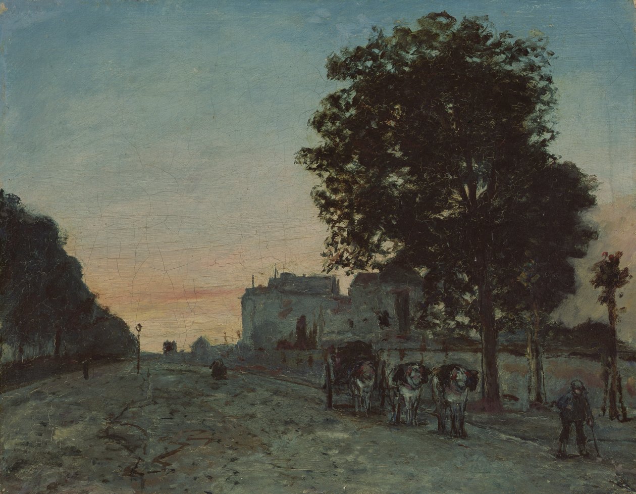 Le Boulevard Jourdan, Paris by Johan-Barthold Jongkind