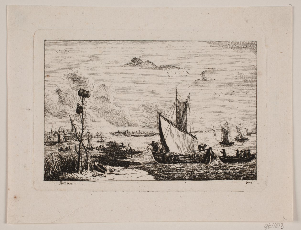 Coastal Scene by Johan Bülow