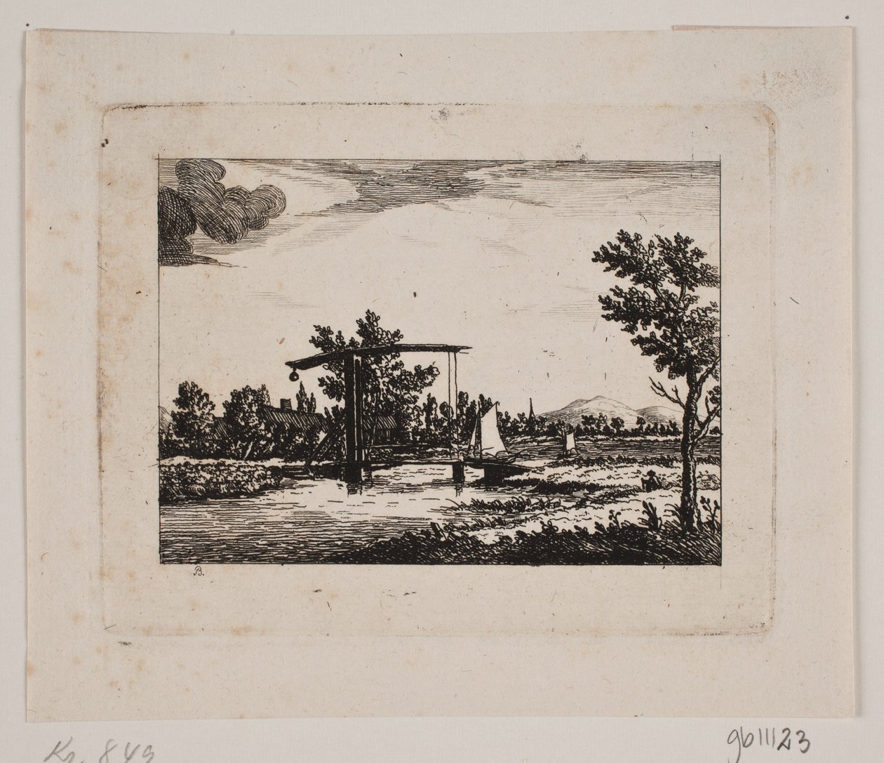 Landscape with Drawbridge by Johan Bülow