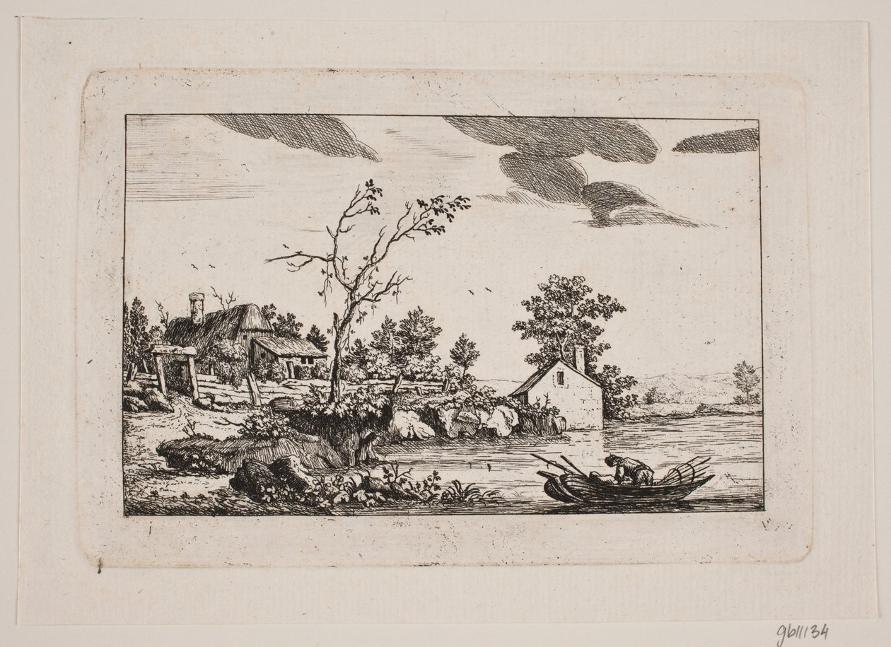 Landscape by a Lake by Johan Bülow