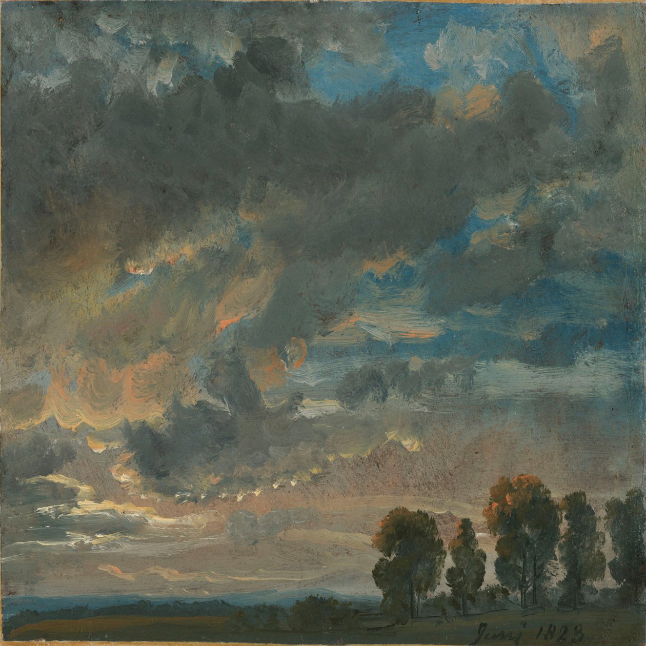 Clouds in the Evening by Johan Christian Dahl