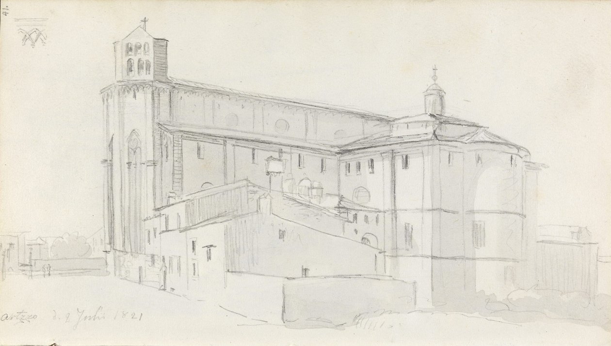 The Cathedral, Arezzo by Johan Christian Dahl