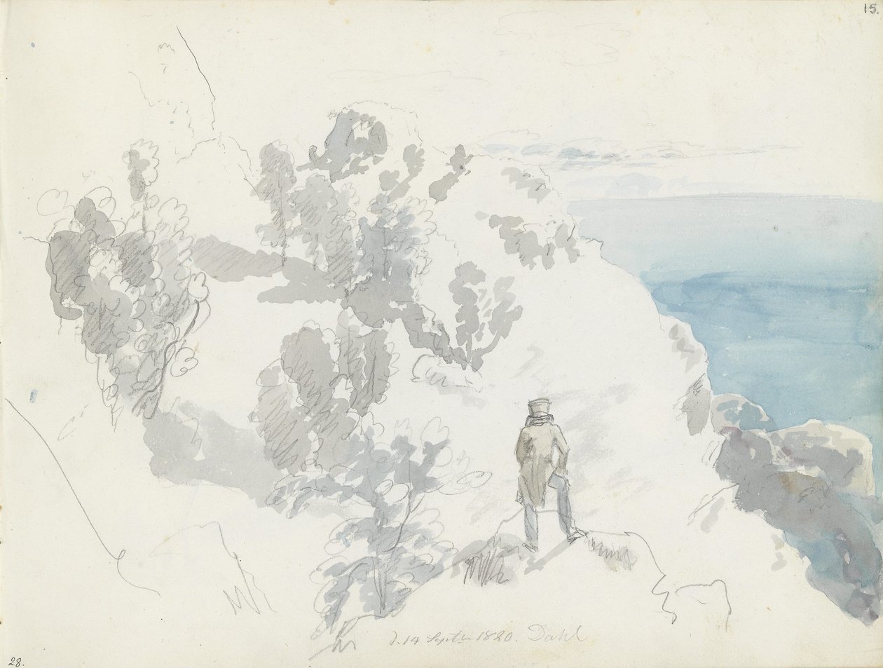 From the Ascent to Monte S. Angelo by Johan Christian Dahl