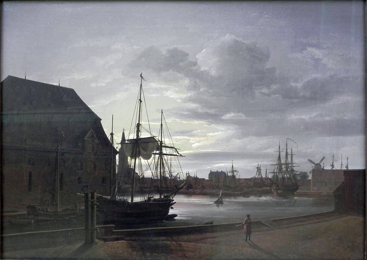 Frederiksholms Canal in Copenhagen with Christian IV