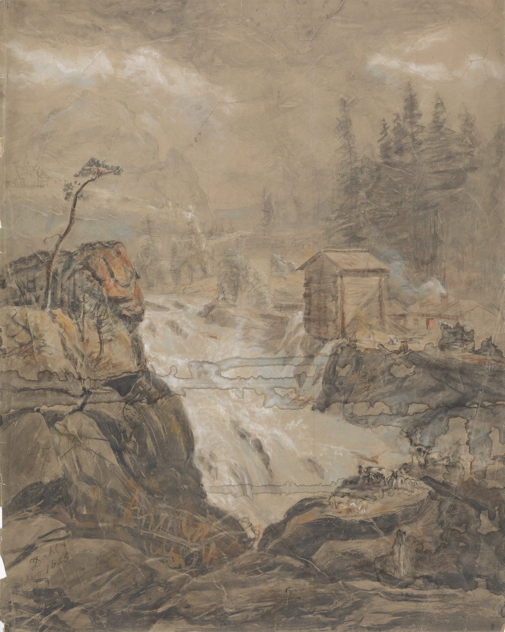 Labrofossen by Johan Christian Dahl