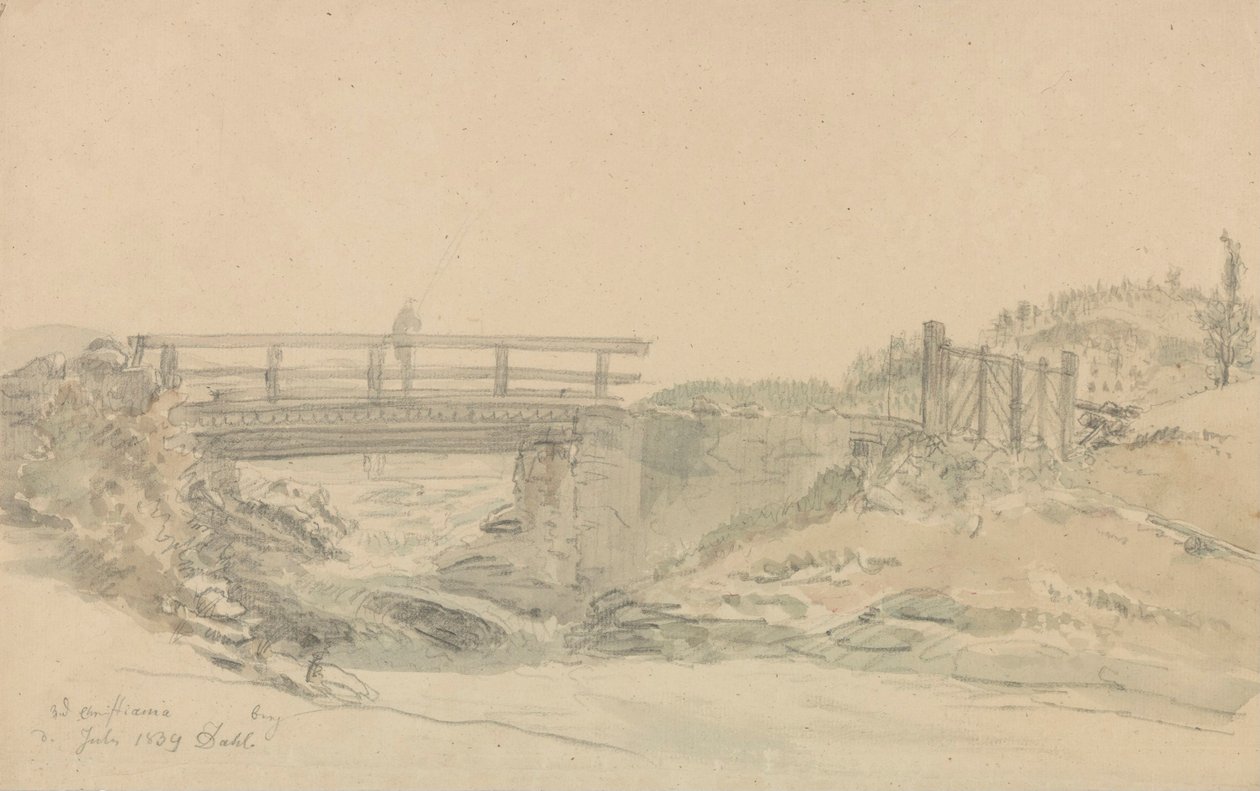 Near Christiania by Johan Christian Dahl