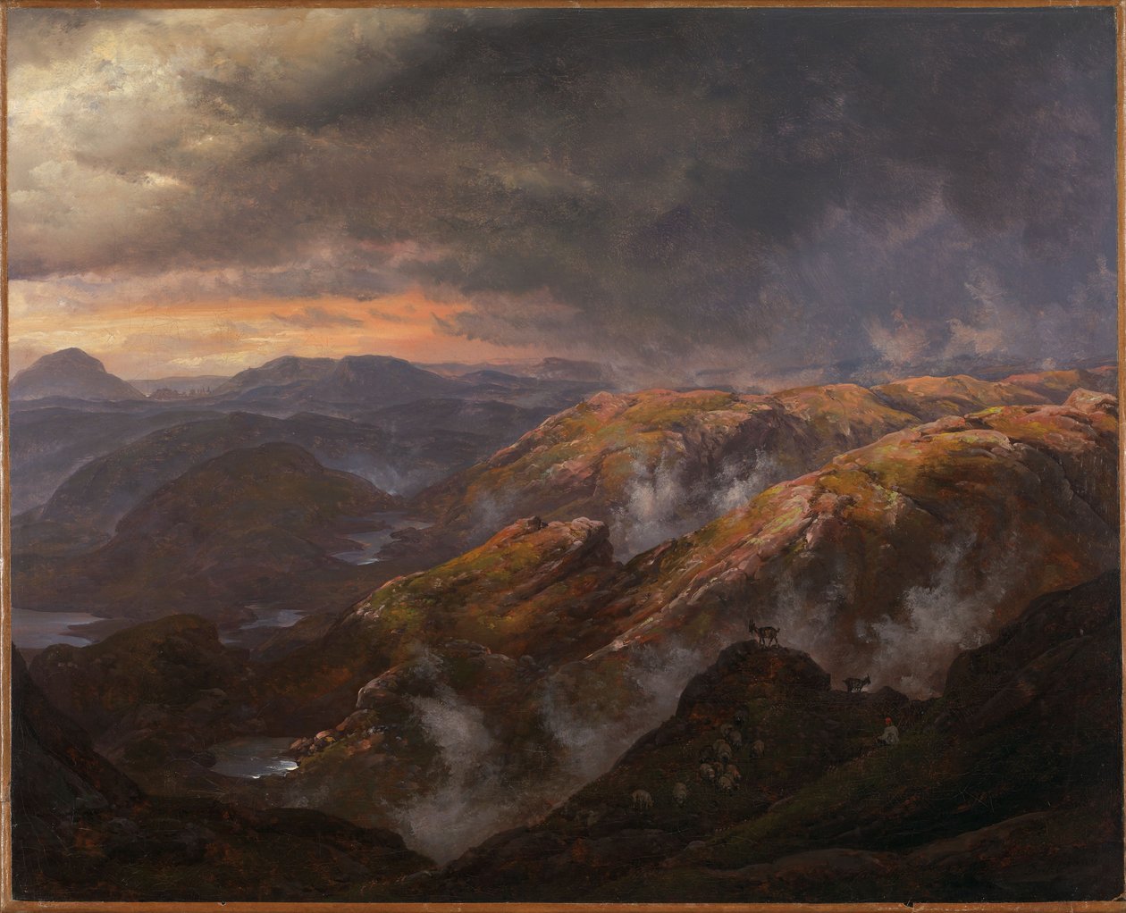 View from Lyshornet by Johan Christian Dahl