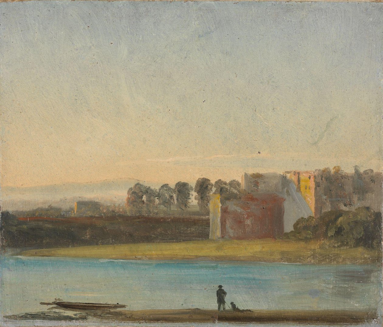View over the Elbe by Johan Christian Dahl