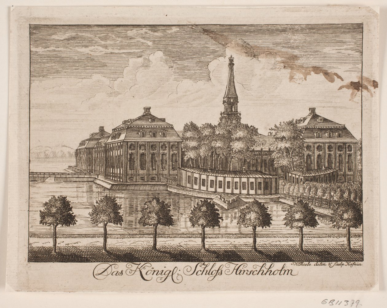 Hørsholm Castle by Johan Herman Thiele