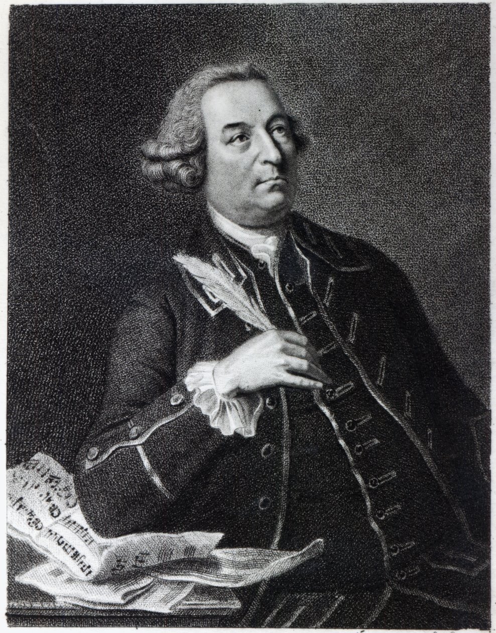 Portrait of John Christopher Smith, Musician and Amanuensis of Handel by Johan Joseph Zoffany