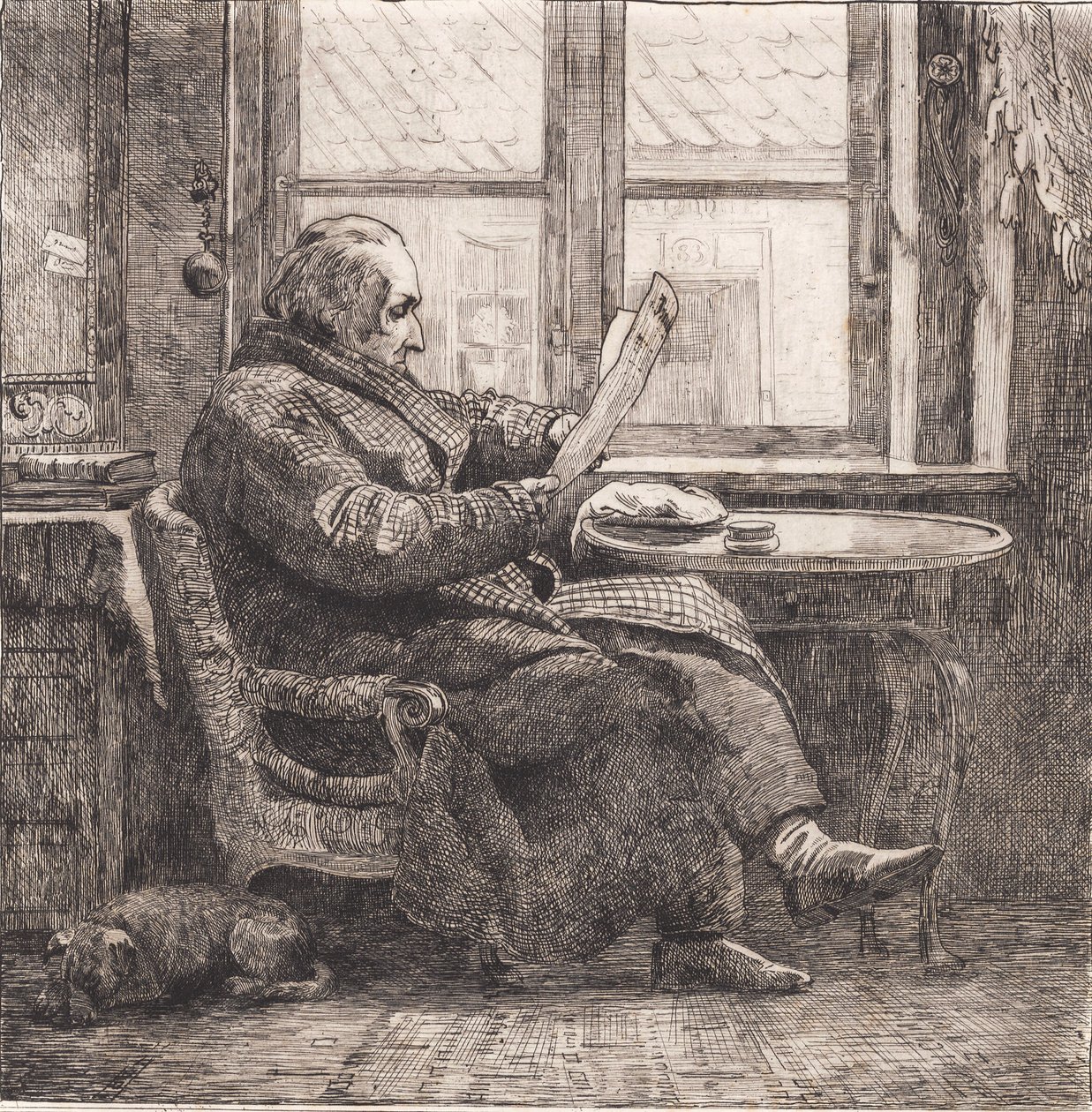 Counselor Emanuel Bonnevie by Johan Thomas Lundbye