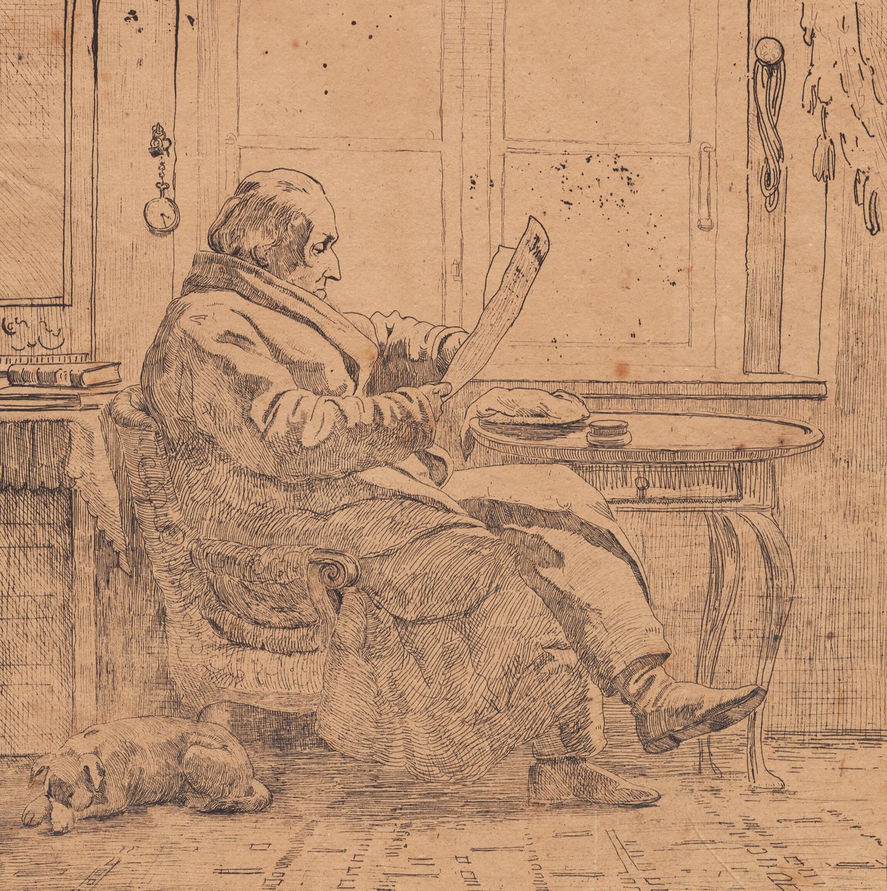 Justice Councilor Emanuel Bonnevie by Johan Thomas Lundbye