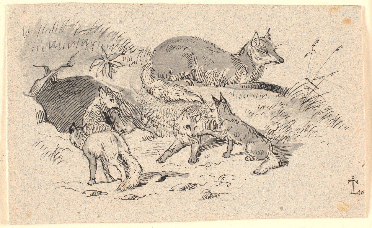 The Fox by Johan Thomas Lundbye
