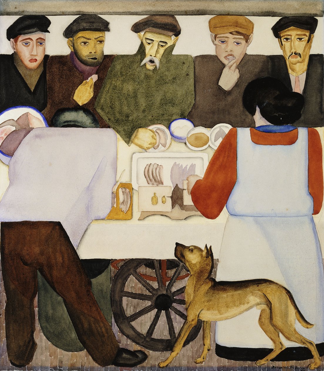 Herring Seller by Johan van Hell: Buy fine art print