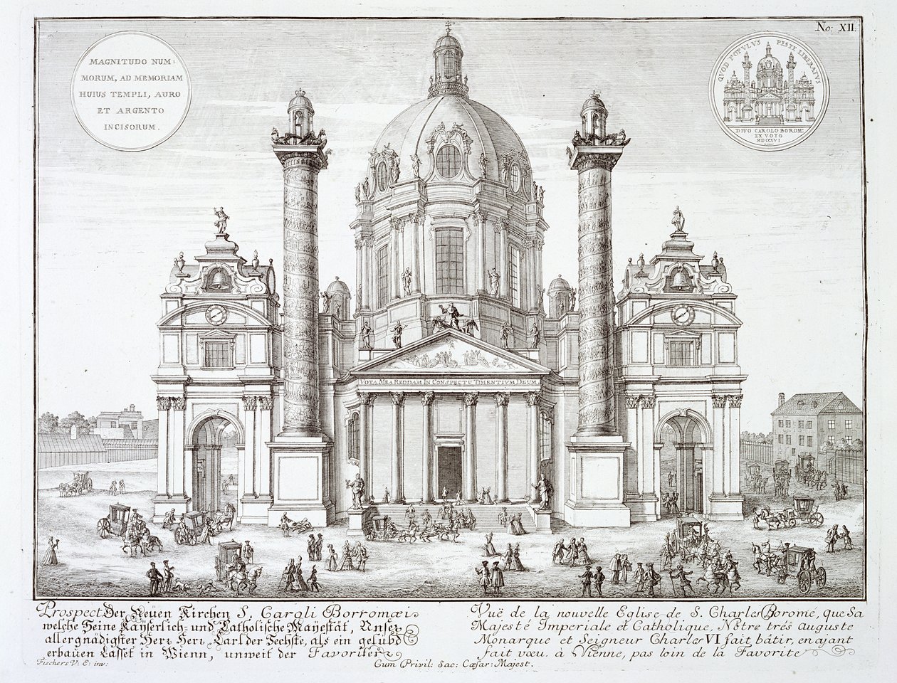 Church of St. Charles Borromeo, Vienna, from 