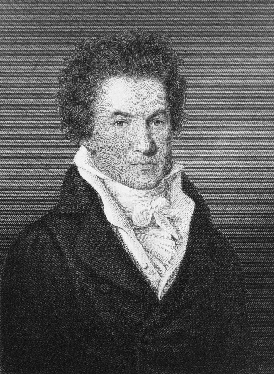 Portrait of Ludwig van Beethoven by Johann Gottfried Scheffner