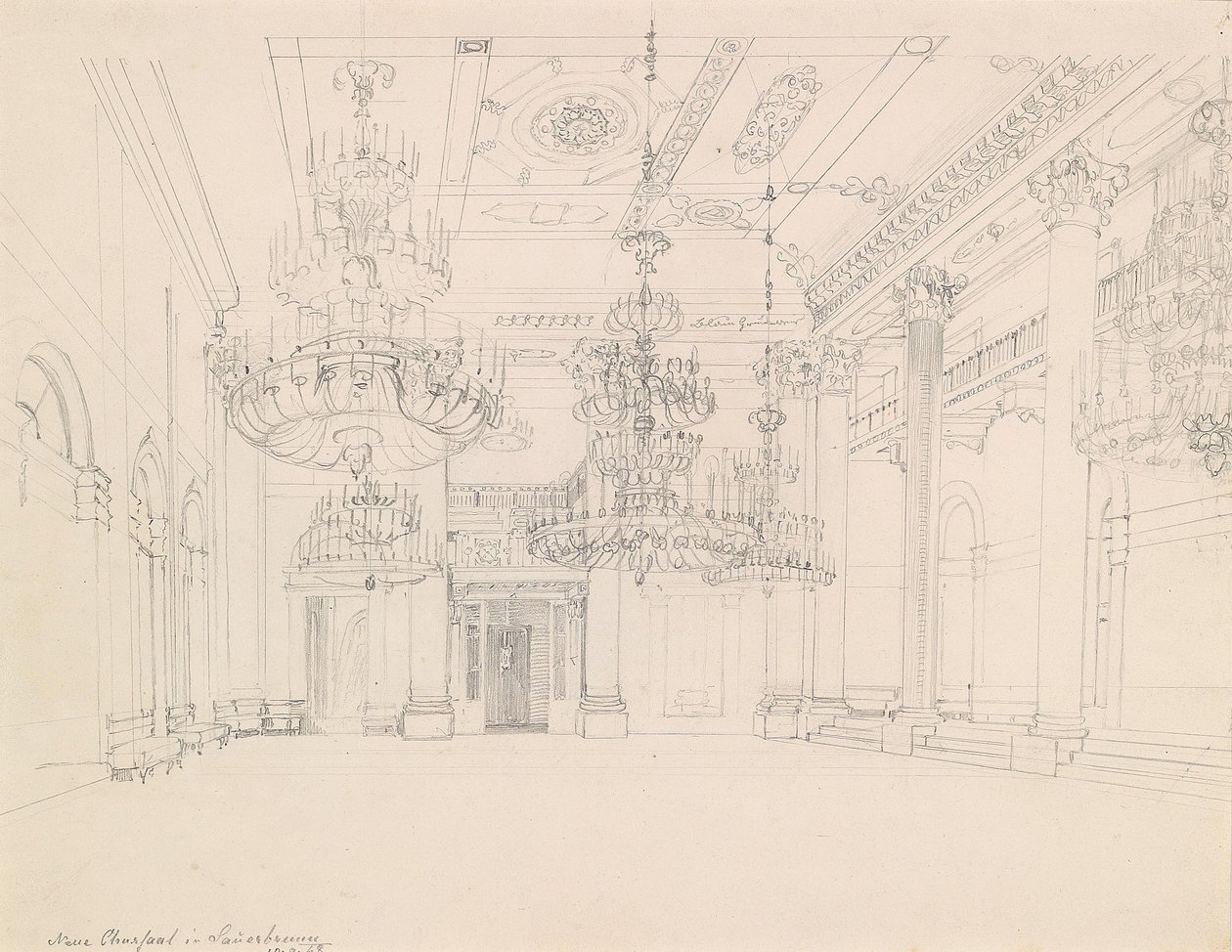 The Small Spa Hall in Sauerbrunn by Johann Nepomuk Passini