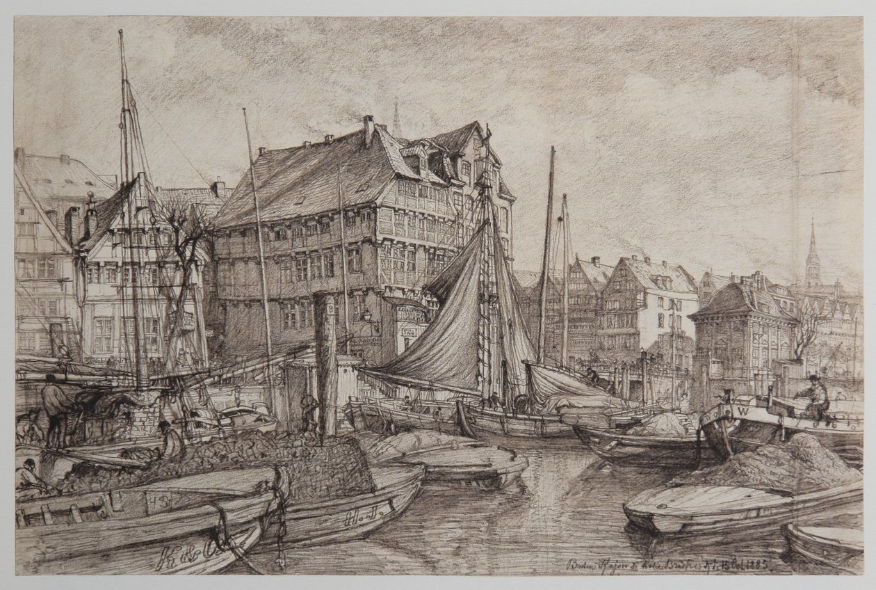Hohe Brücke by Johann Theobald Riefesell
