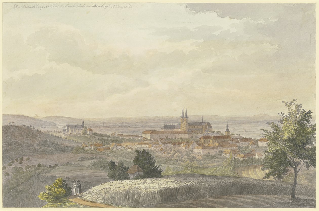 View of Bamberg from the South by Johann Adam Klein