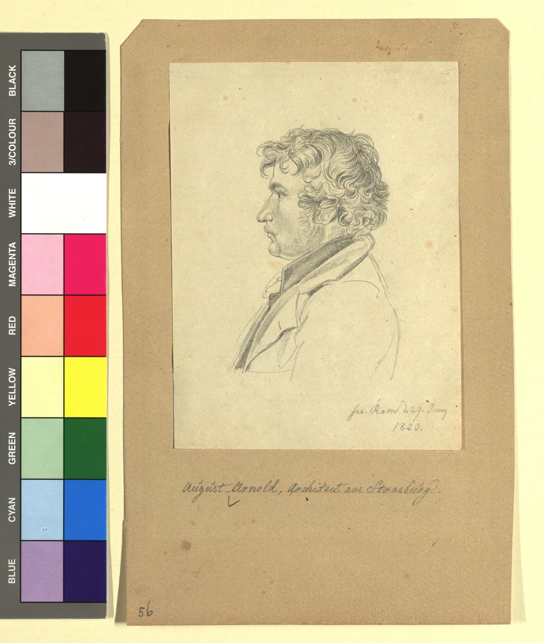 August Arnold (born 1799), Architect by Johann Adam Klein