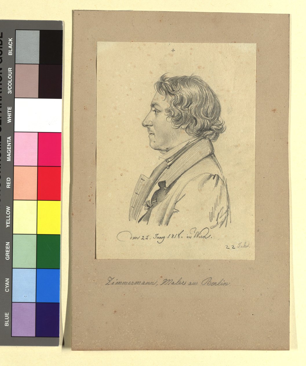 Karl Friedrich Zimmermann (1796-1820), Painter by Johann Adam Klein