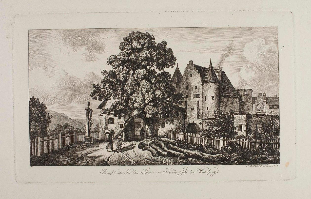 Nicolai-Thores of Heidingsfeld by Johann Adam Klein