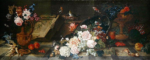 Still Life with Flowers and Fruit, c.1785-87 by Johann Amandus Winck