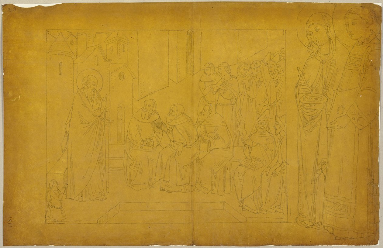 From: Collection of Outlines and Tracings, Volume 5, Sheet 61 by Johann Anton Ramboux