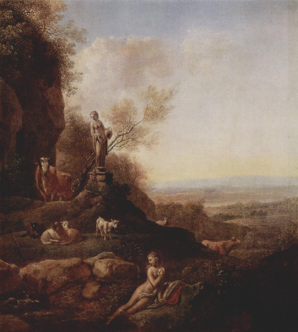 Italian Landscape by Johann Christian Klengel