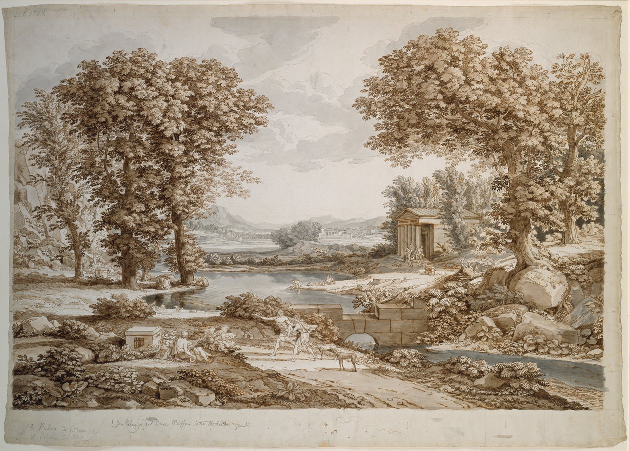 Heroic Landscape by Johann Christian Reinhart