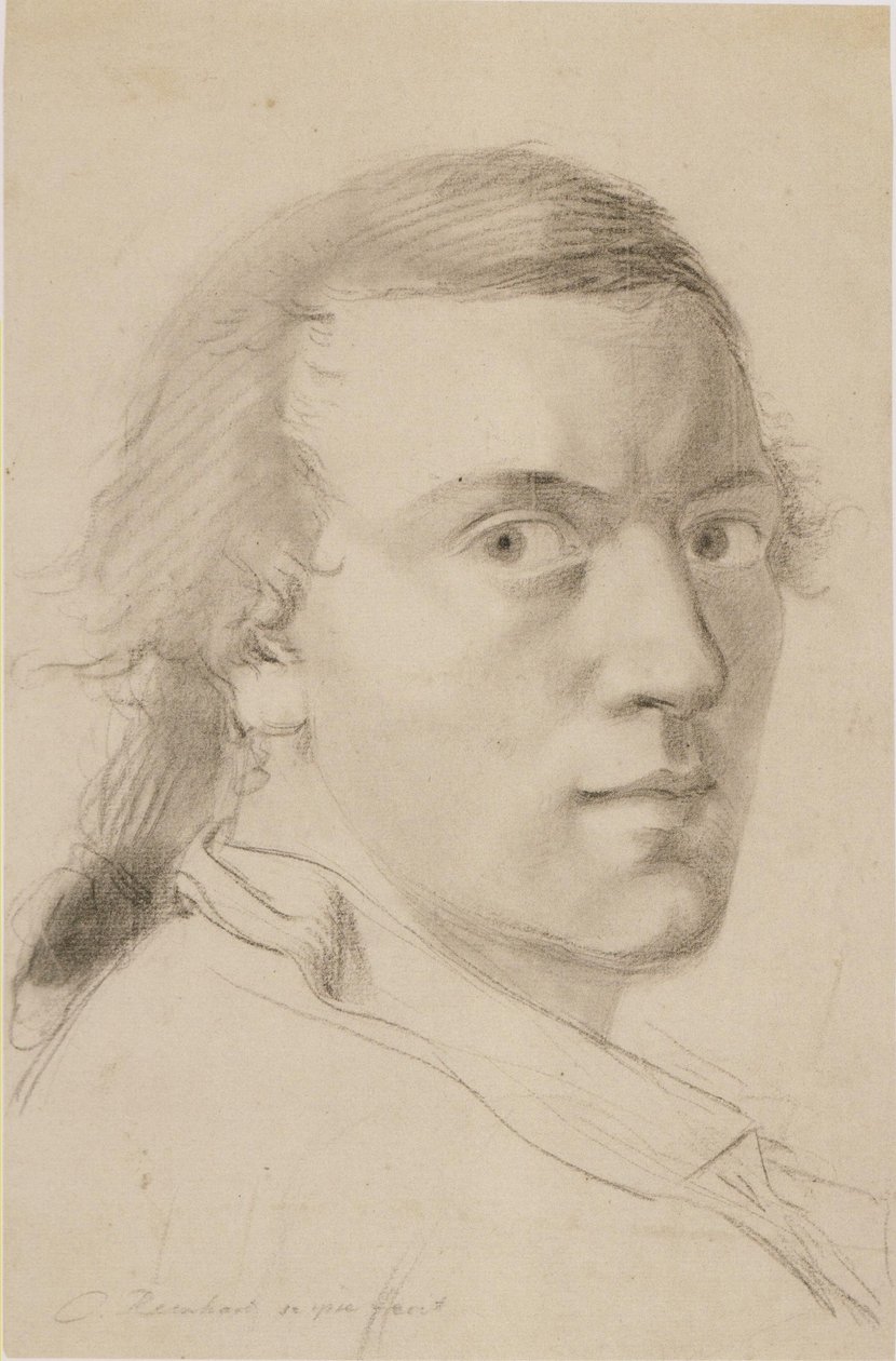 Selfportrait 1786 by Johann Christian Reinhart