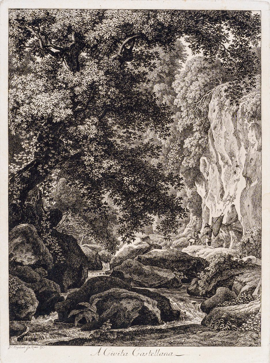 A Civita Castellana 1793 by Johann Christian Reinhart