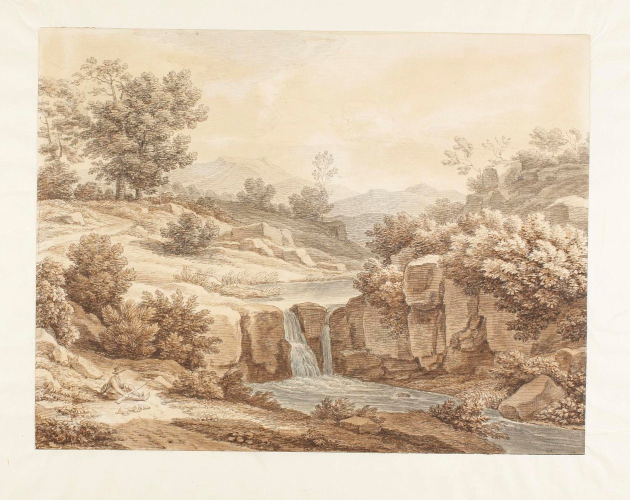 Landscape by Johann Christian Reinhart