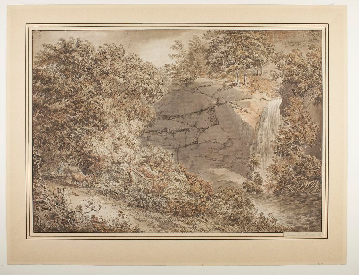 Landscape by Johann Christian Reinhart